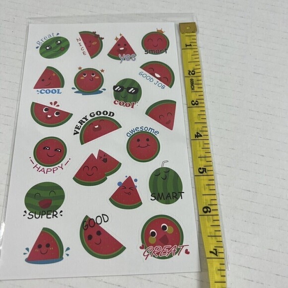 Stinky stickers scratch n sniff Still SMELLS watermelon, gum, melon - Picture 6 of 6